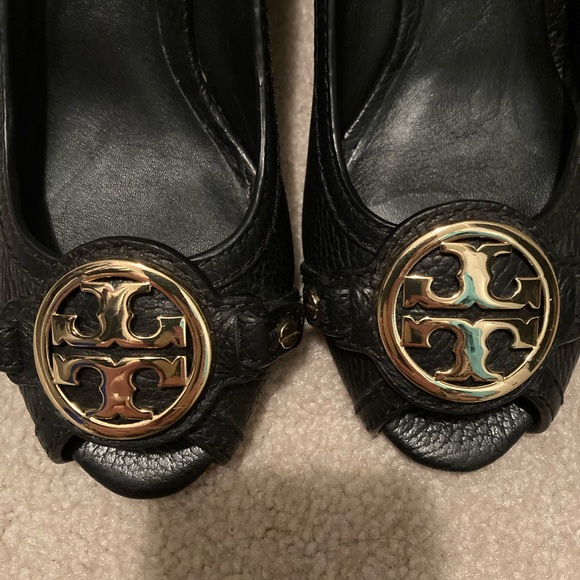 Tory Burch Leather Wedge Heel - Picture 2 of 4